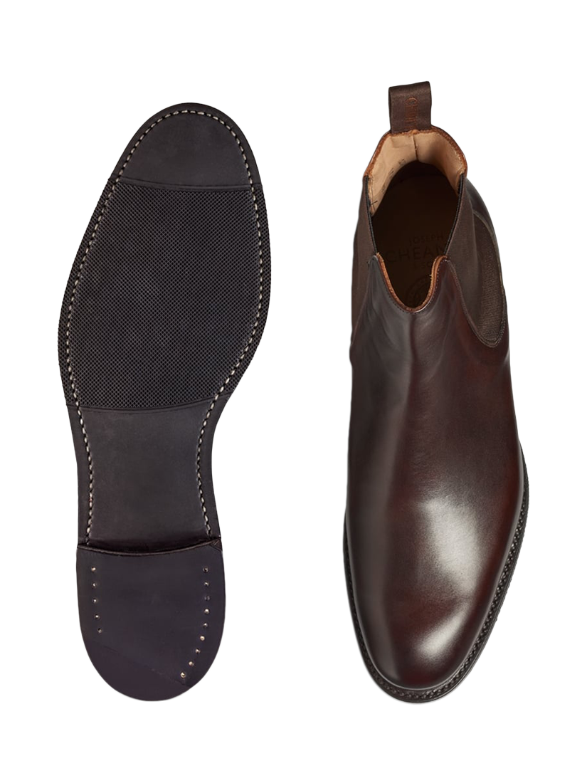 Product image 3 of 3, which shows Cheaney Godfrey D Leather Chelsea Boots, Mocha, 7