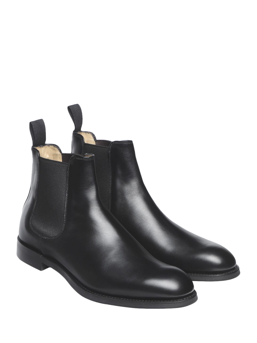 Product image 2 of 3, which shows Cheaney Godfrey D Leather Chelsea Boots, Black, 6