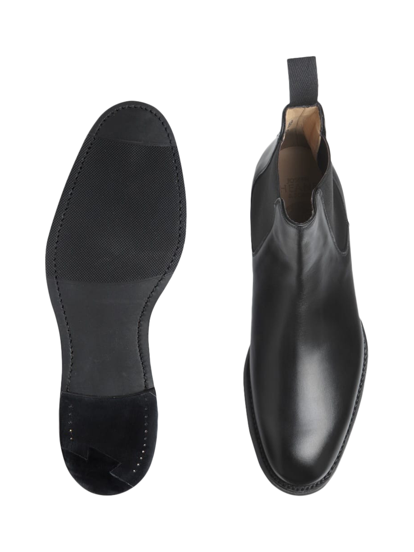 Product image 3 of 3, which shows Cheaney Godfrey D Leather Chelsea Boots, Black, 6