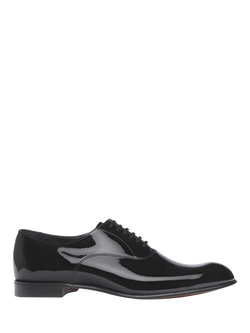 Cheaney Kelly Patent Leather Oxford Dress Shoes, Black, Black