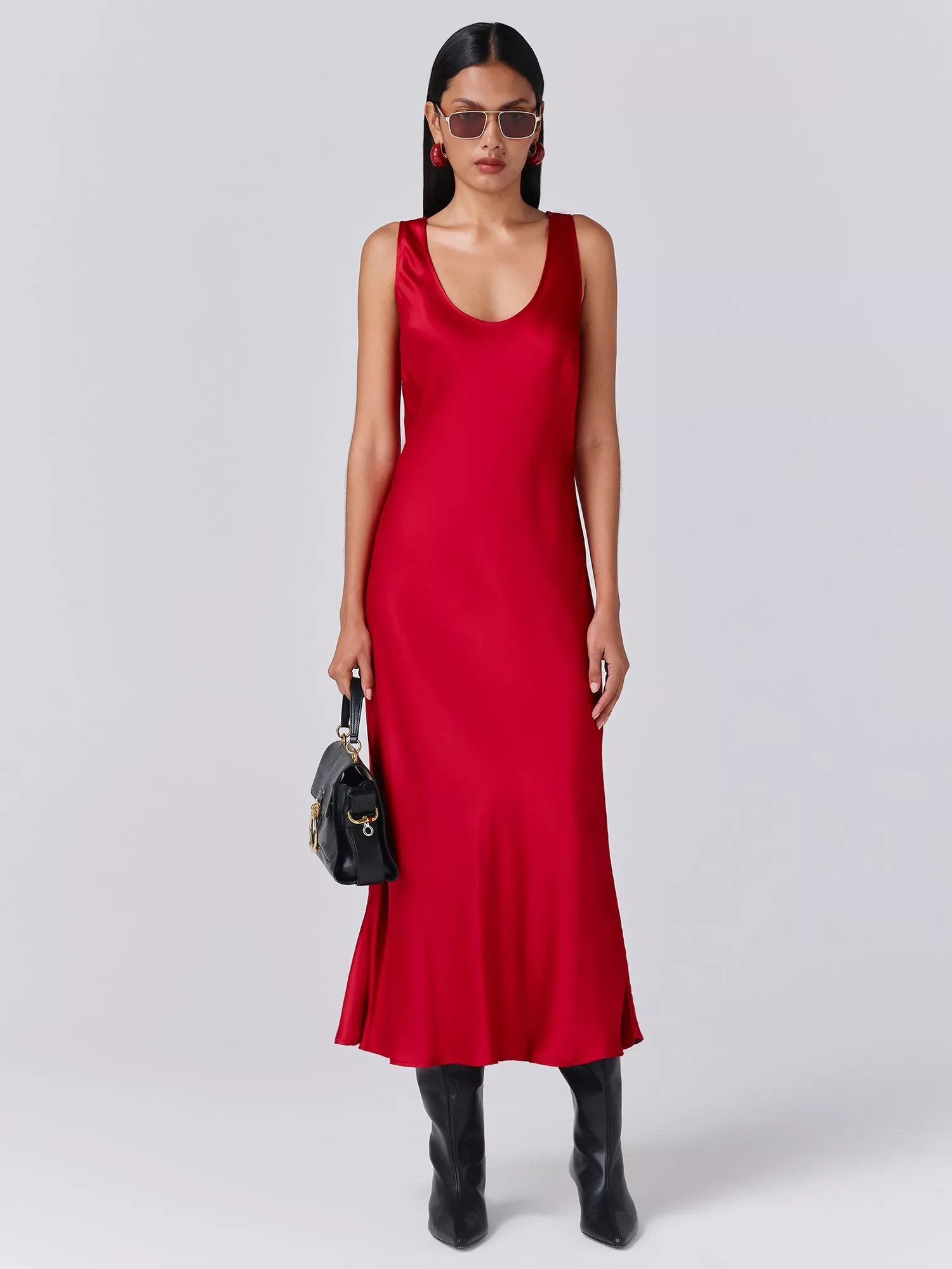 Red Slip Dresses | John Lewis & Partners