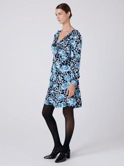 Ghost Remi Floral Mini Dress, Blue - view 2, Blue