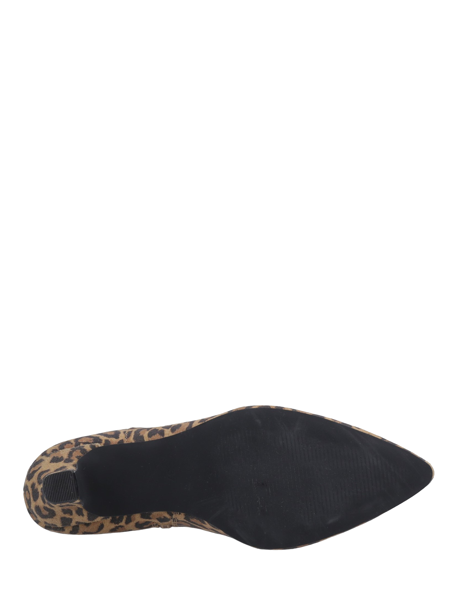 Product image 4 of 4, which shows Hush Puppies Nahla Leopard Print Leather Ankle Boots, Leopard, 3