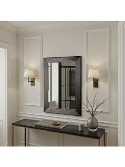 Yearn Fluted Rectangular Frame Wall Mirror, Bronze - view 2, Bronze