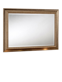 Yearn Ribbed Rectangular Frame Wall Mirror, Champagne - view 2, Champagne