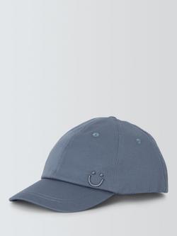 John Lewis Kids' Smile Baseball Cap, Navy Blue - view 2, Navy Blue