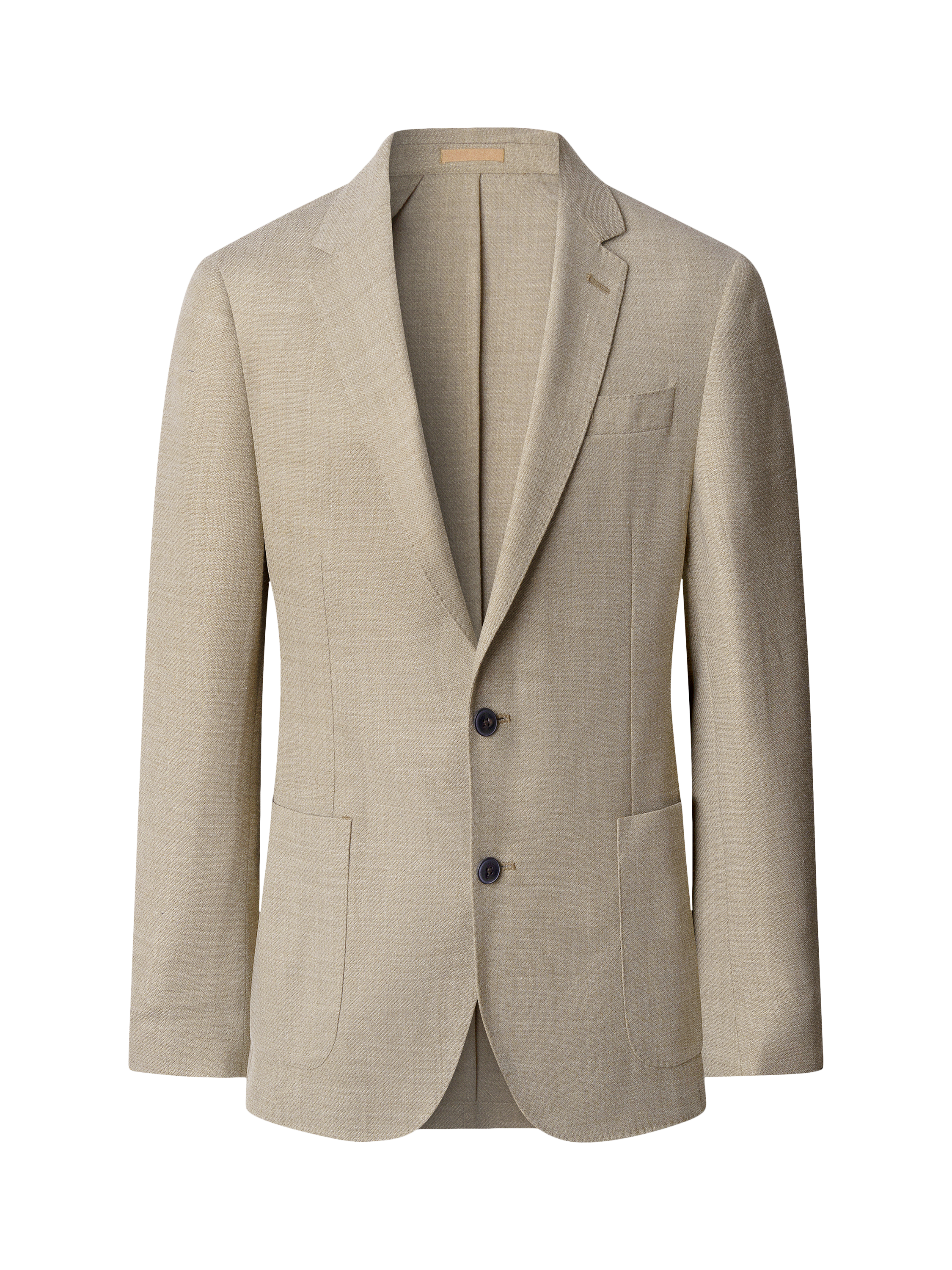Product image 4 of 6, which shows Hackett London Wool Blend Tailored Blazer, Stone Beige, 36