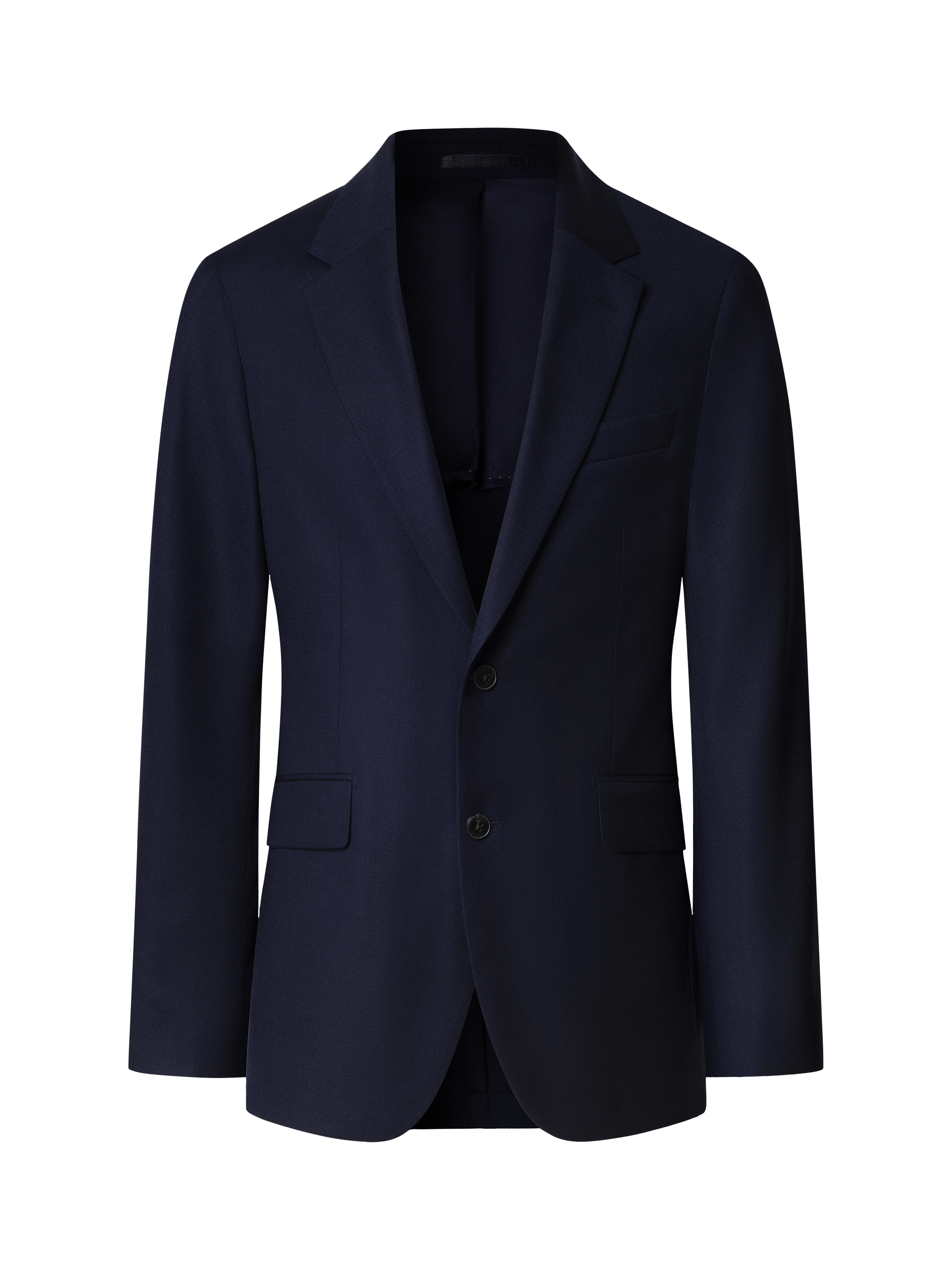 Product image 4 of 8, which shows Hackett London Pure Wool Single Breasted Blazer, Navy, 48