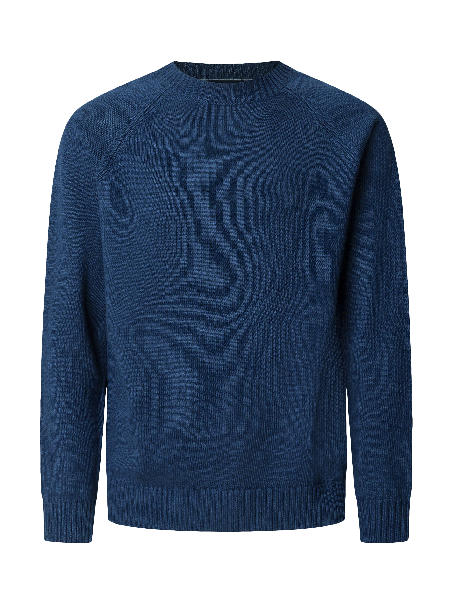Product image 4 of 5, which shows Hackett London Linen Blend Crew Neck Jumper, Dark Denim Blue, XXL