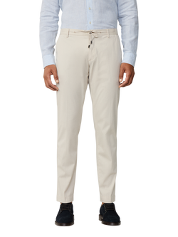 Hackett London Relaxed Fit Drawstring Trousers, Stone Beige