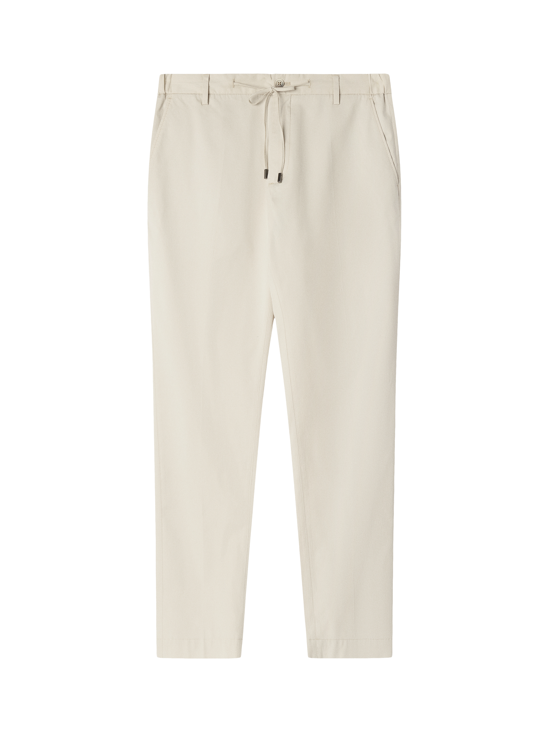 Product image 4 of 7, which shows Hackett London Relaxed Fit Drawstring Trousers, Stone Beige, 28