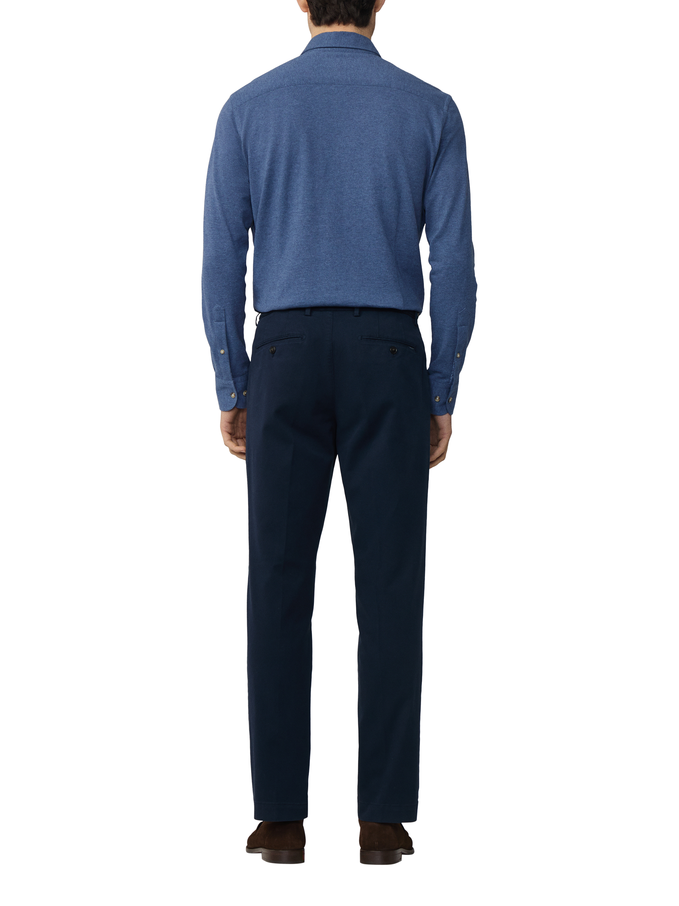 Product image 3 of 8, which shows Hackett London Classic Fit Sanderson Chinos, Midnight Blue, 31