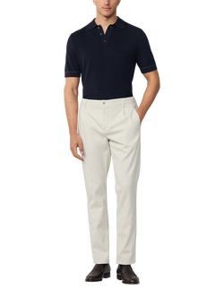 Hackett London Tapered Fit Sloane Chinos, Stone Beige - view 2, Stone Beige