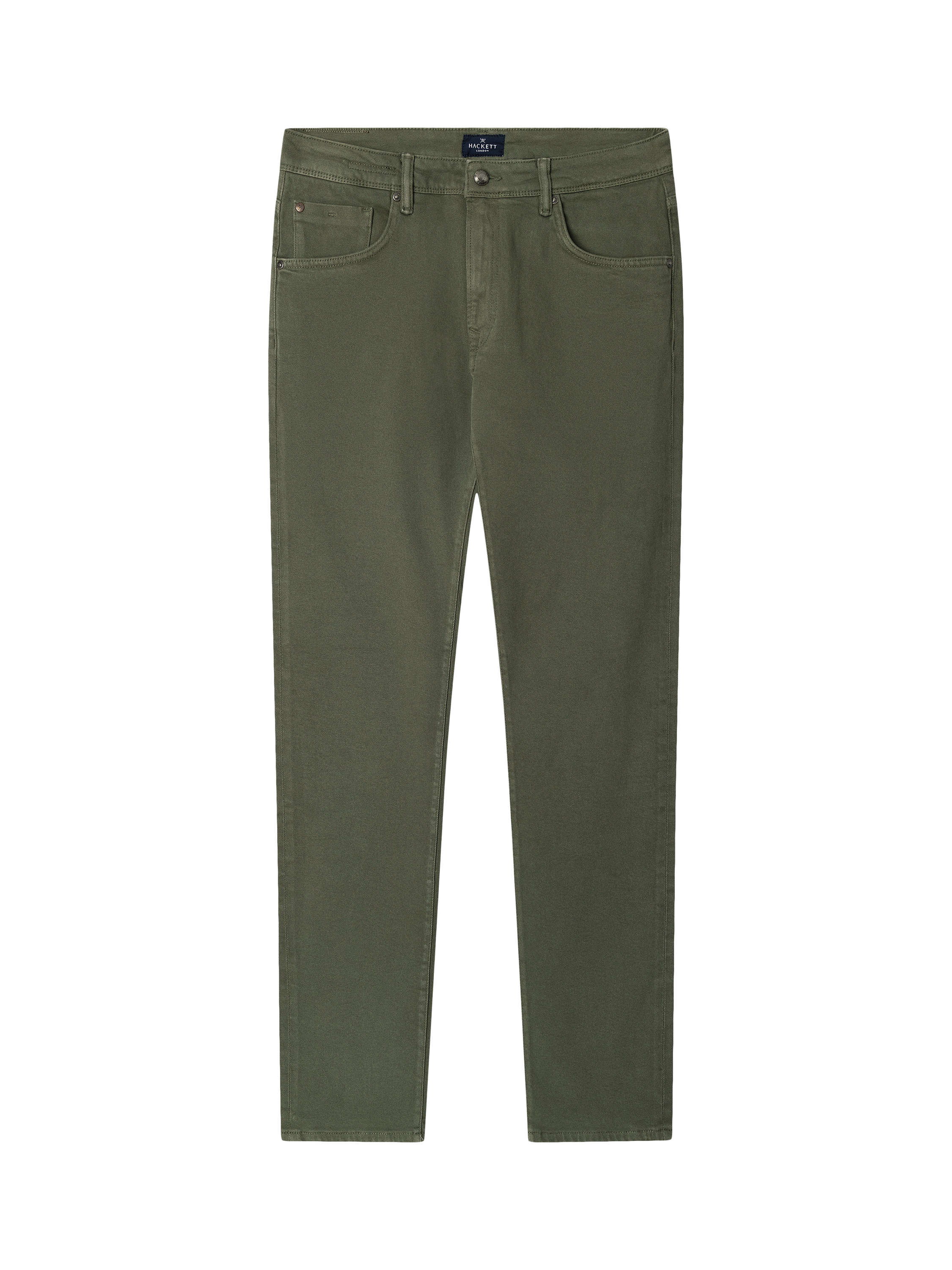 Product image 4 of 8, which shows Hackett London Classic Fit Trousers, Cargo Green, 42