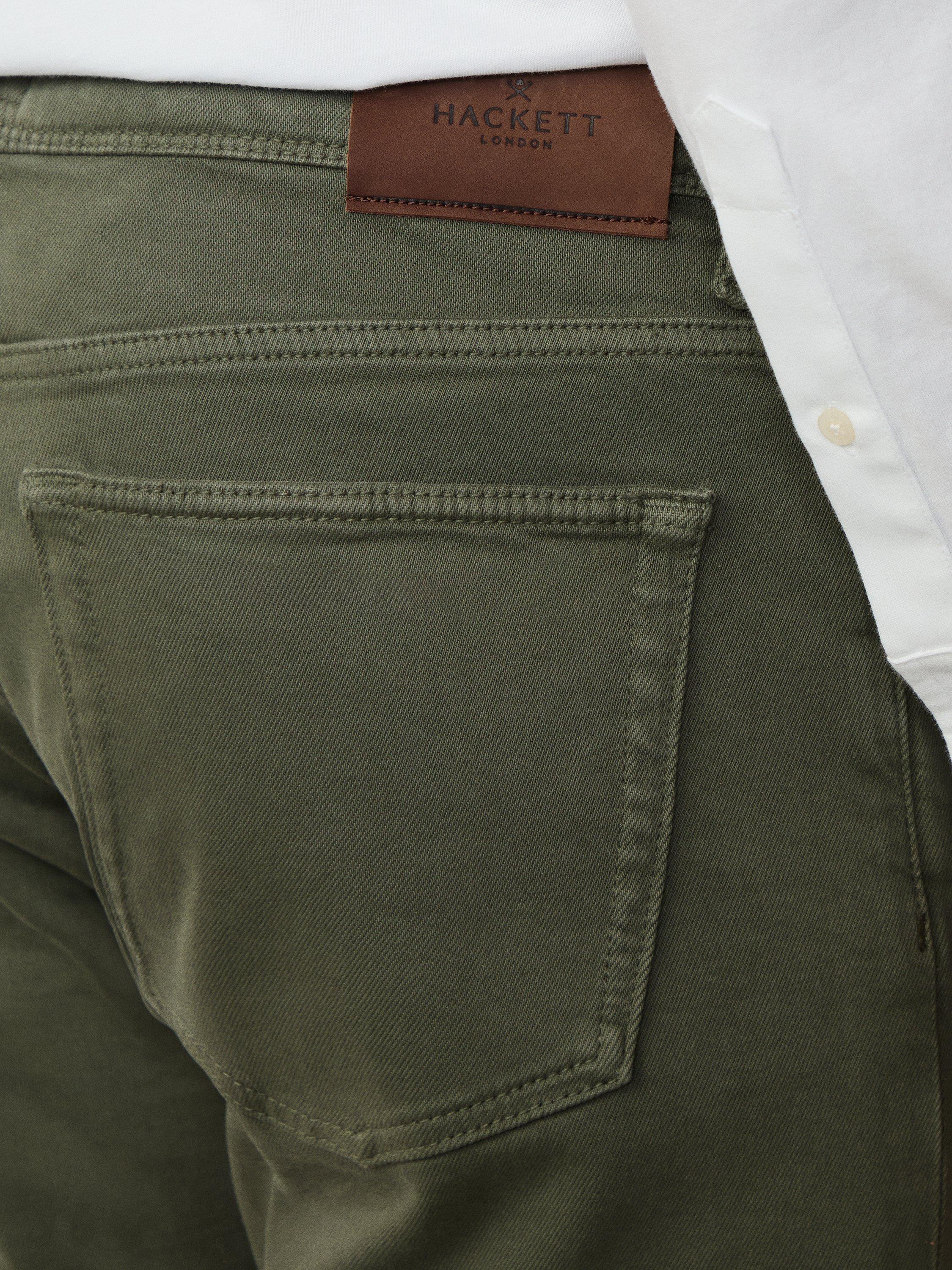 Product image 6 of 8, which shows Hackett London Classic Fit Trousers, Cargo Green, 42