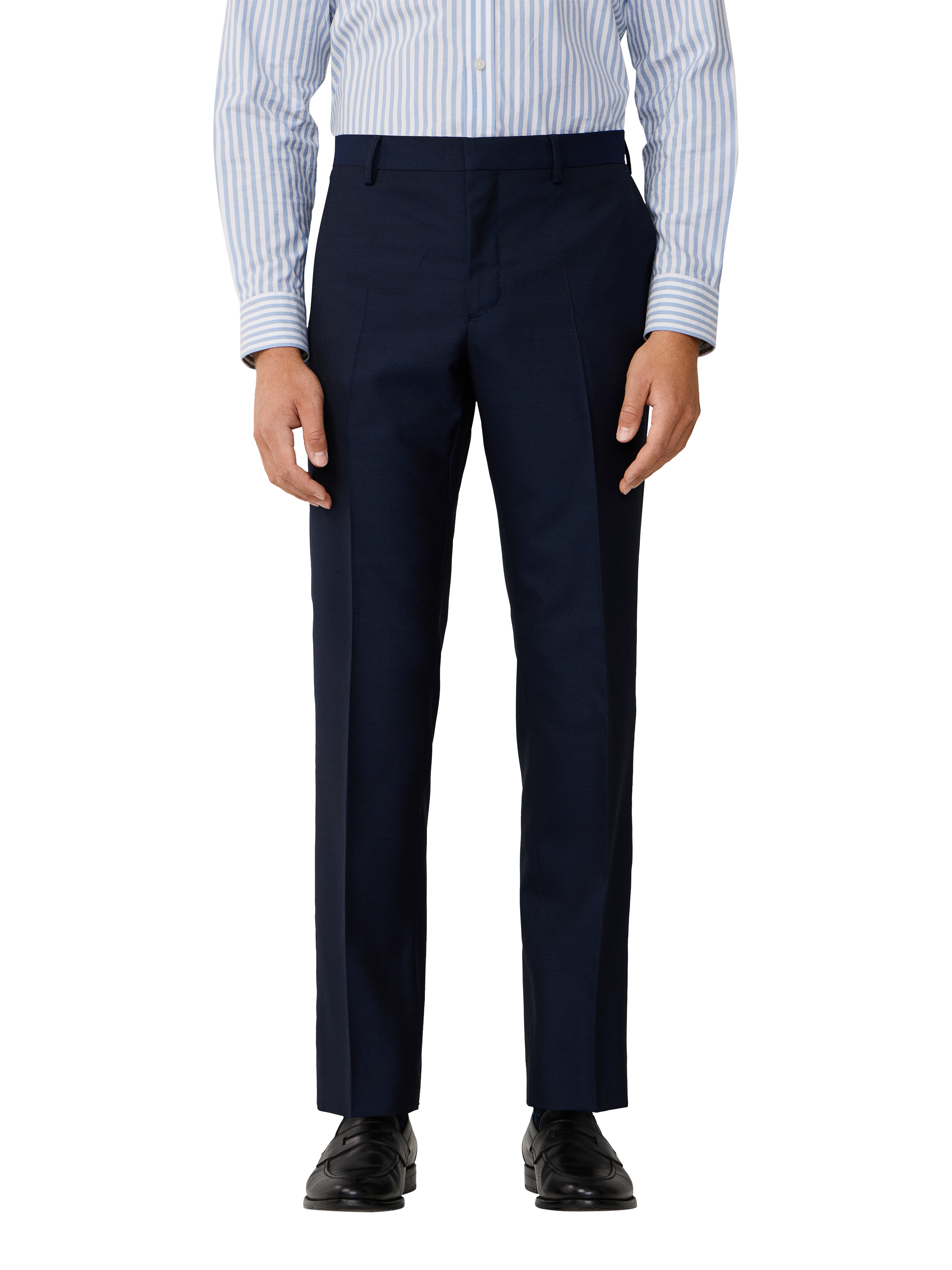 Product image 1 of 8, which shows Hackett London Classic Fit Sanderson Chinos, Navy, 42
