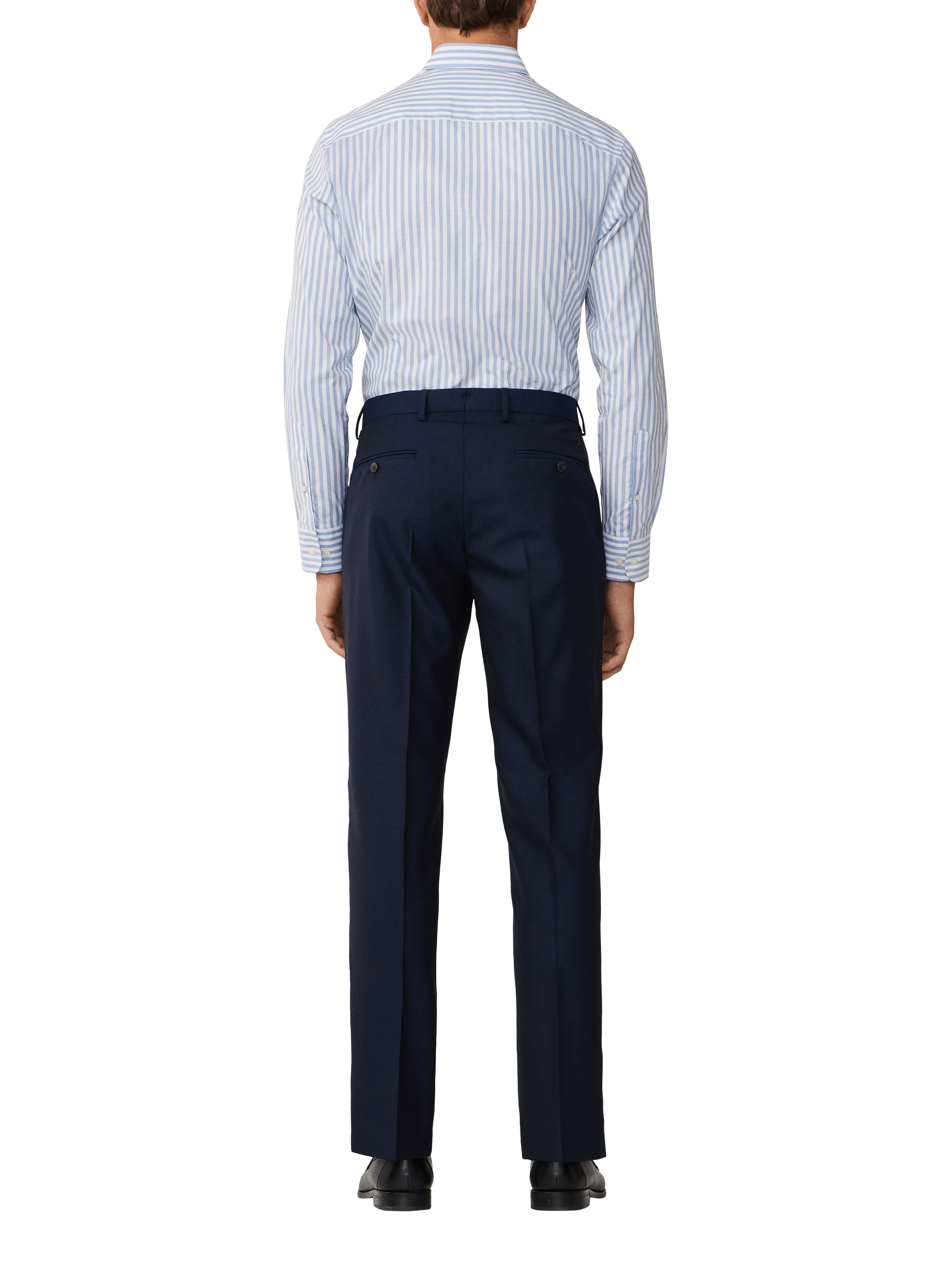 Product image 3 of 8, which shows Hackett London Classic Fit Sanderson Chinos, Navy, 42