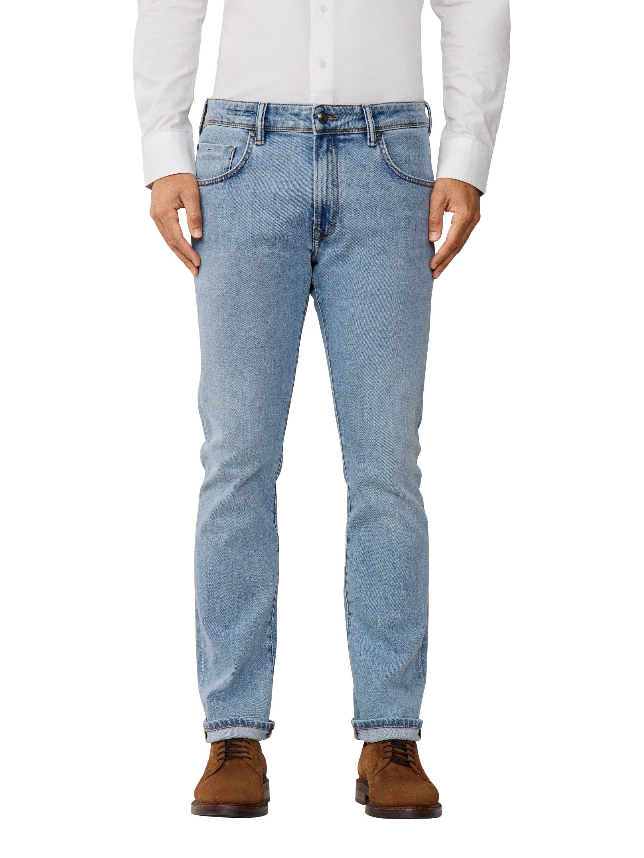 Product image 1 of 8, which shows Hackett London Slim Fit Jeans, Denim Blue, 28