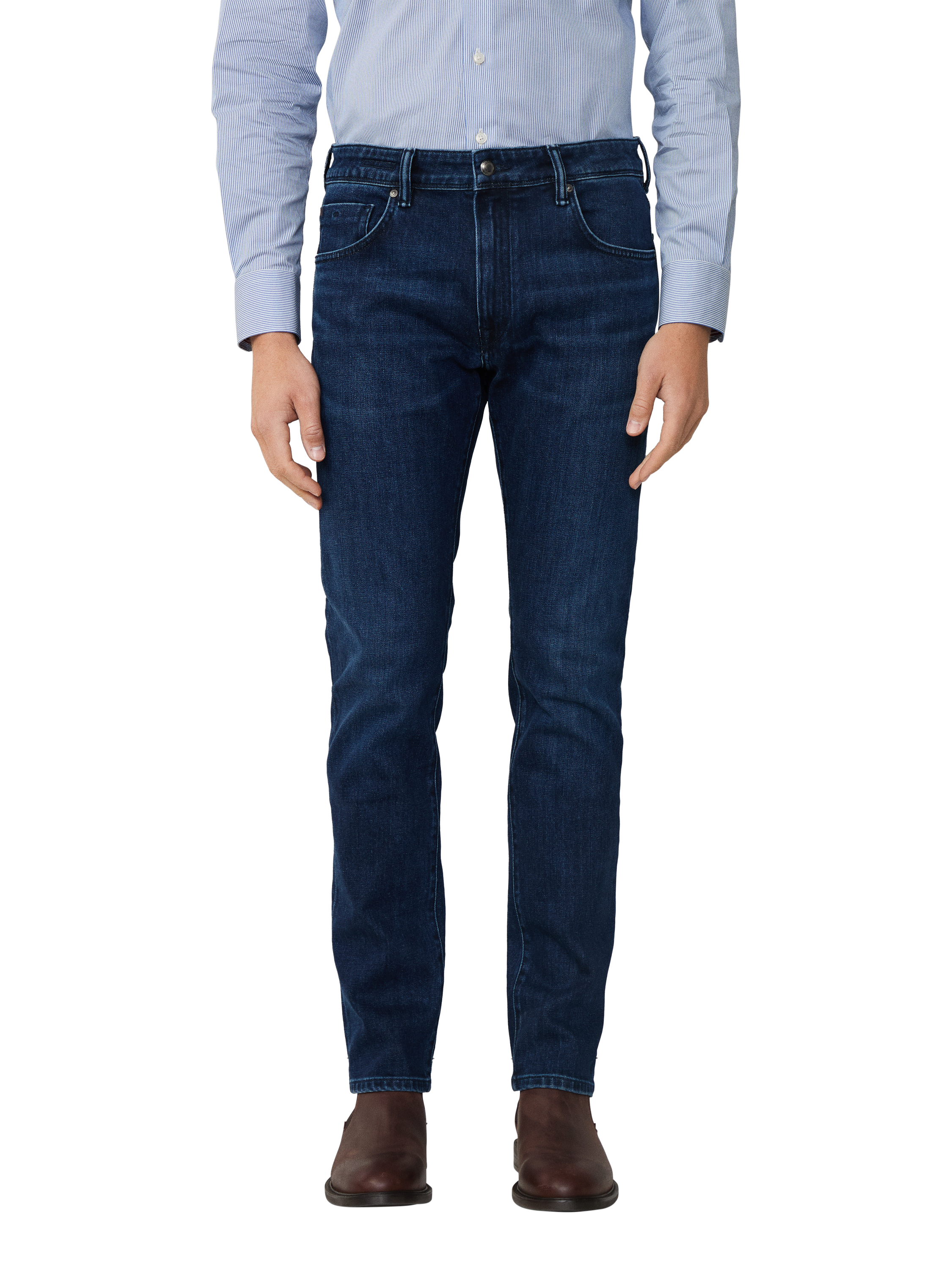 Product image 1 of 6, which shows Hackett London Slim Fit Jeans, Denim Blue, 28