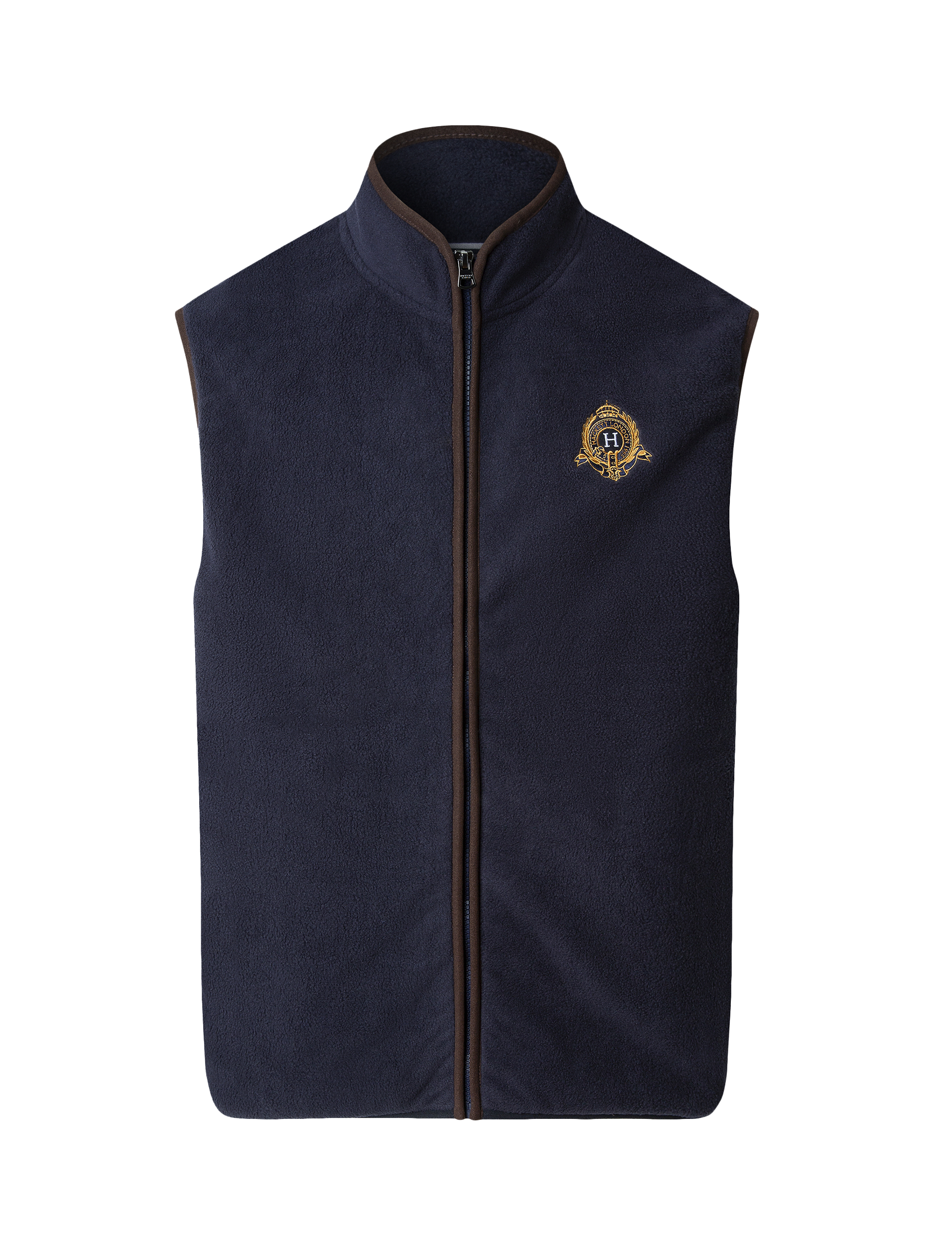 Product image 4 of 6, which shows Hackett London Tailored Zip Vest, Midnight Blue, XXL