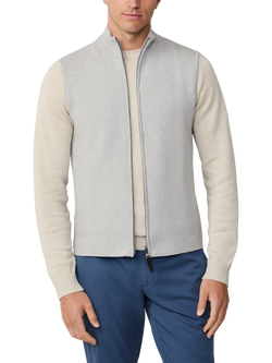 Hackett London Cotton Blend Tailored Jacket, Pearl Grey