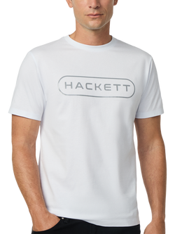 Hackett London Sport Cotton Short Sleeved T-Shirt, Optic White