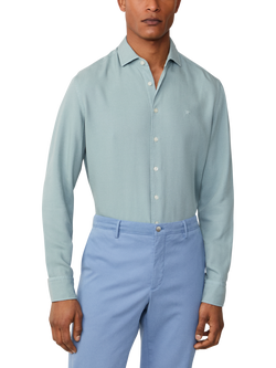 Hackett London Tailored Fit Shirt, Lagoon Blue, Lagoon Blue