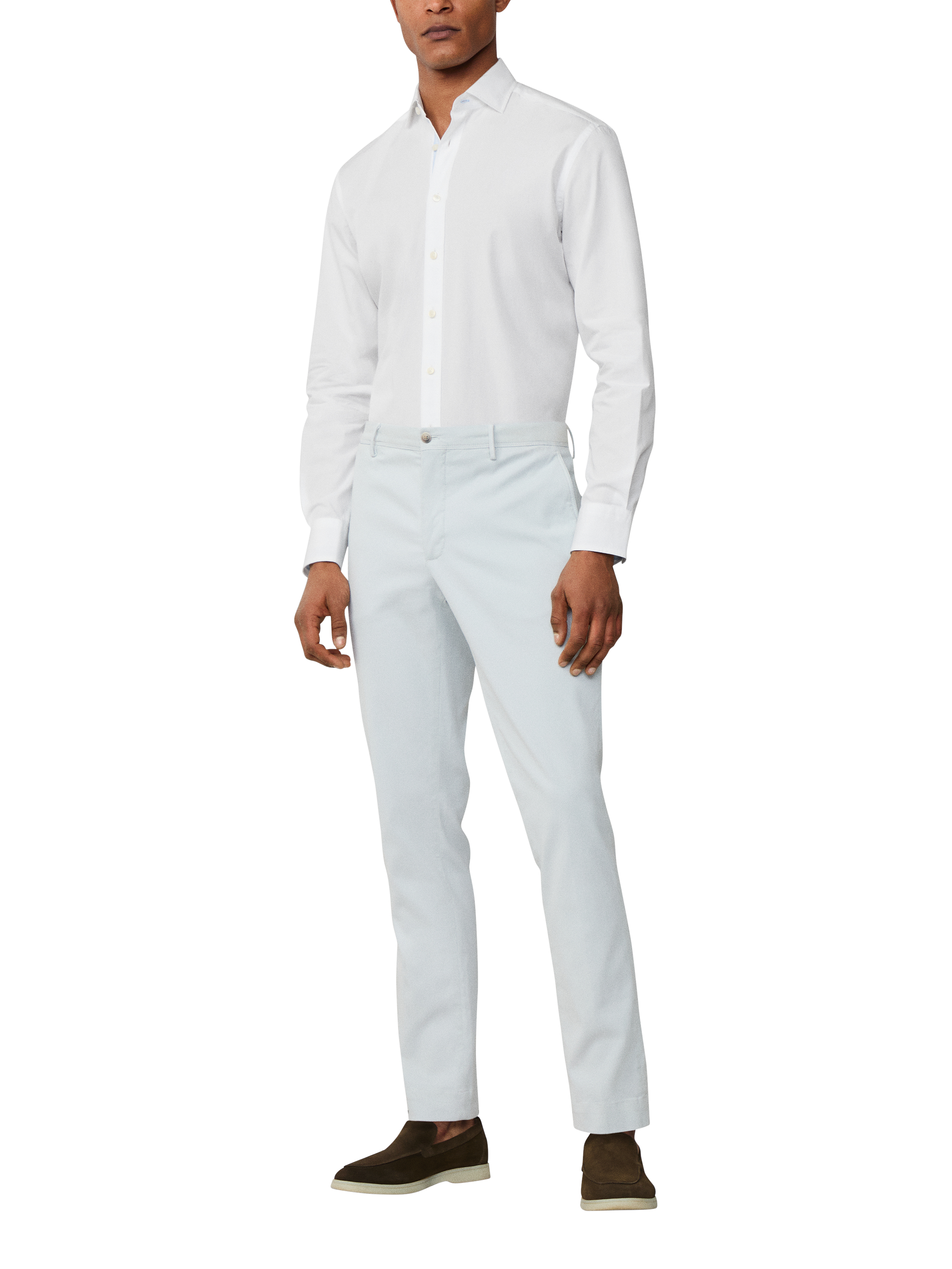 Product image 2 of 6, which shows Hackett London Tailored Fit Shirt, Optic White, XXL