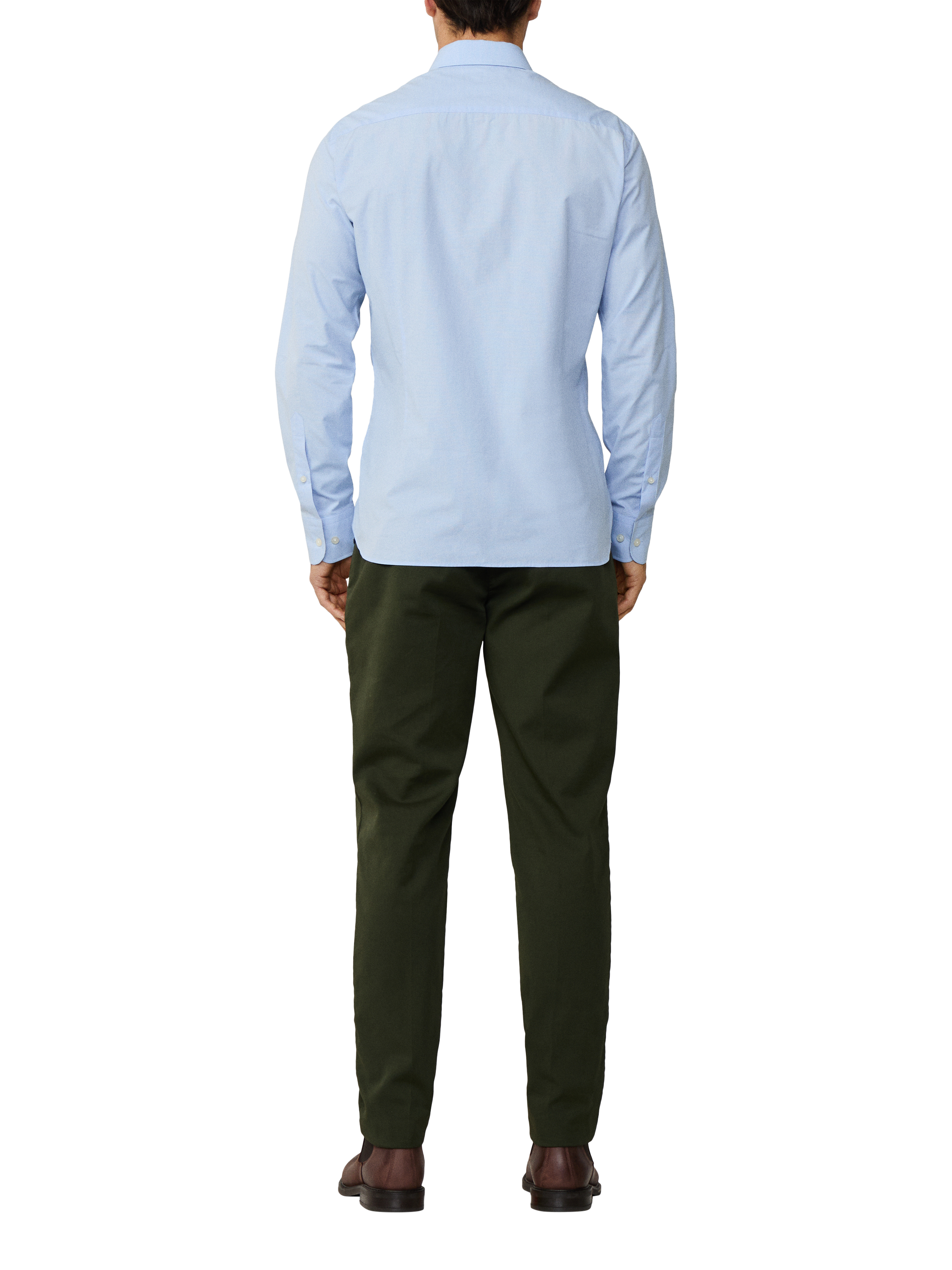 Product image 3 of 8, which shows Hackett London Tailored Fit Patterned Shirt, Sky Blue, XXL