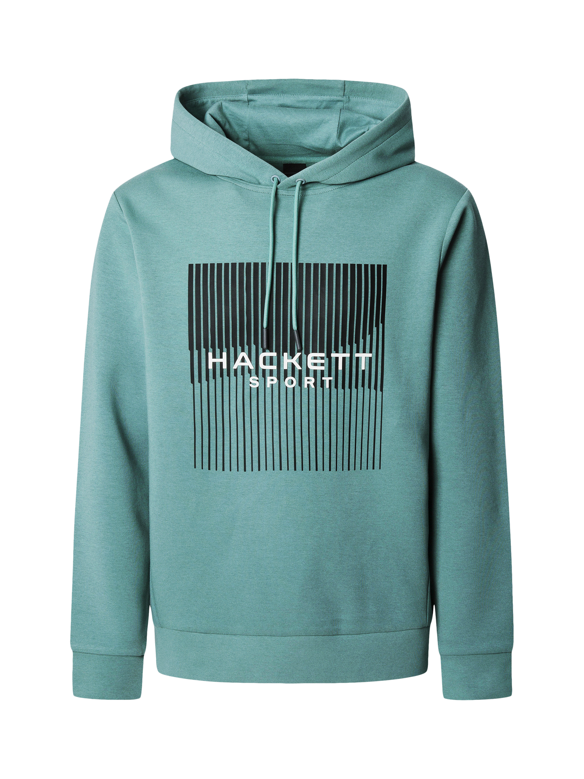 Product image 4 of 6, which shows Hackett London Cotton Blend Graphic Hoodie, Mint Green, XXXL