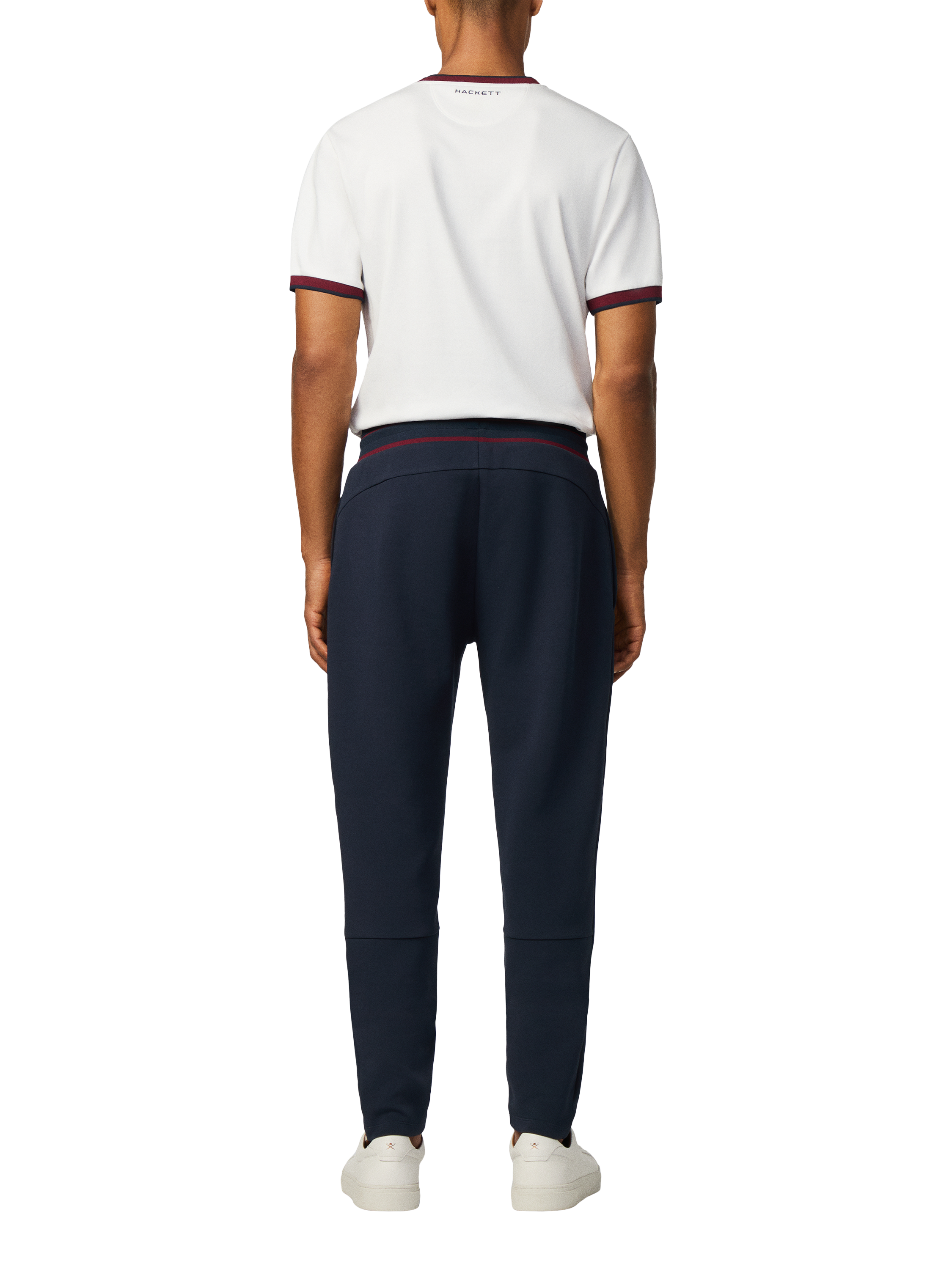 Product image 3 of 8, which shows Hackett London Cotton Blend Jogger Shorts, Navy, XXL