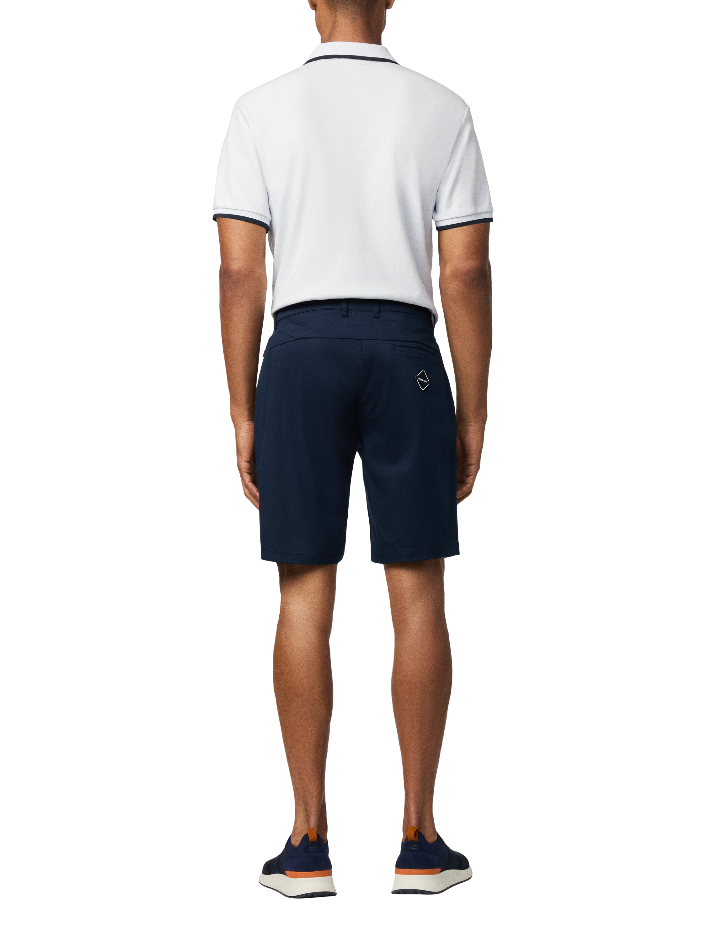 Product image 3 of 8, which shows Hackett London Kensington Shorts, Navy, 30