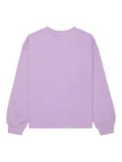Roxy Kids' East Side Long Sleeve Sweatshirt, Crocus Petal - view 2, Crocus Petal