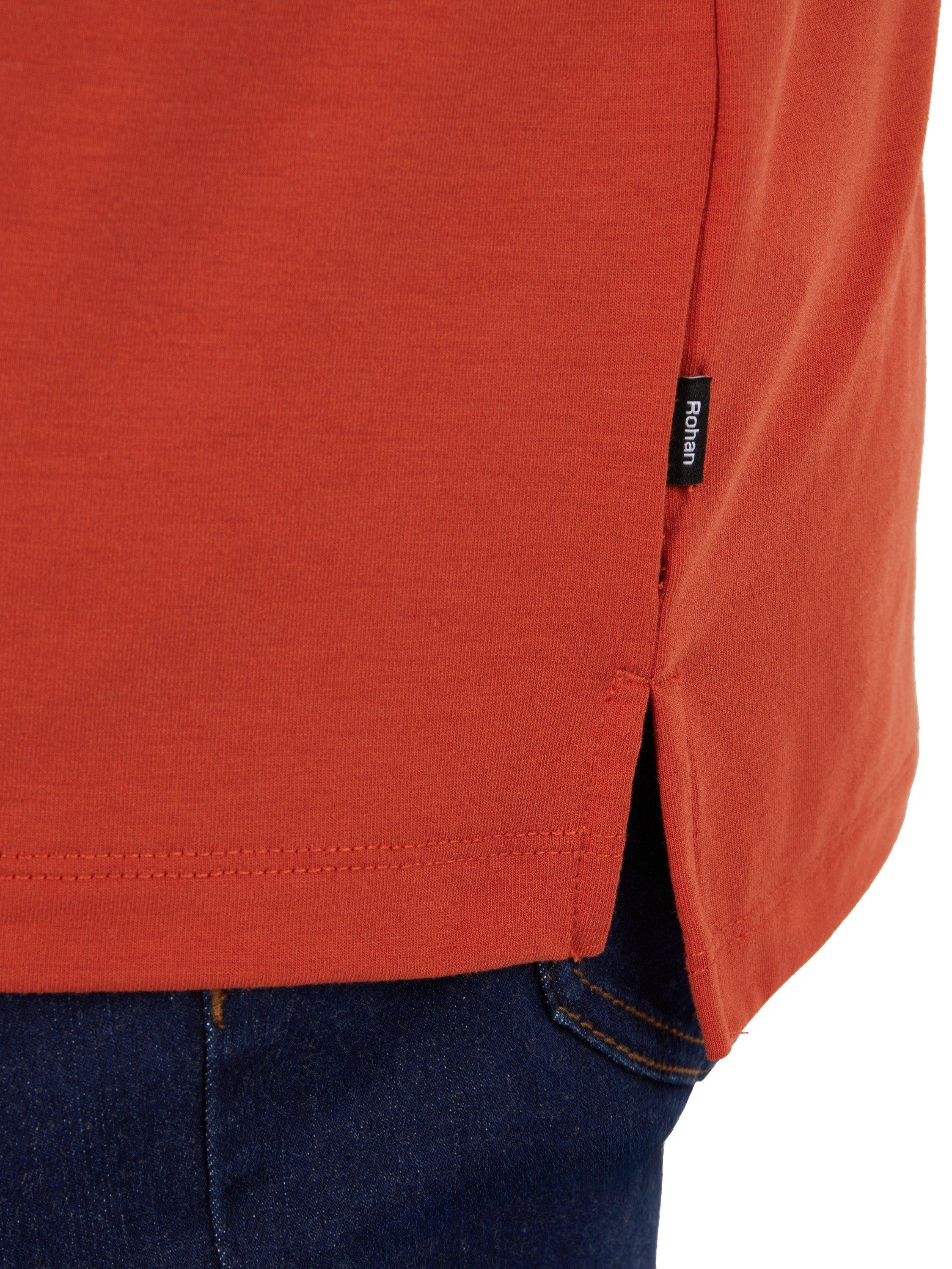 Product image 5 of 5, which shows Rohan Global Long Sleeve Polo Shirt, Coast Red, S