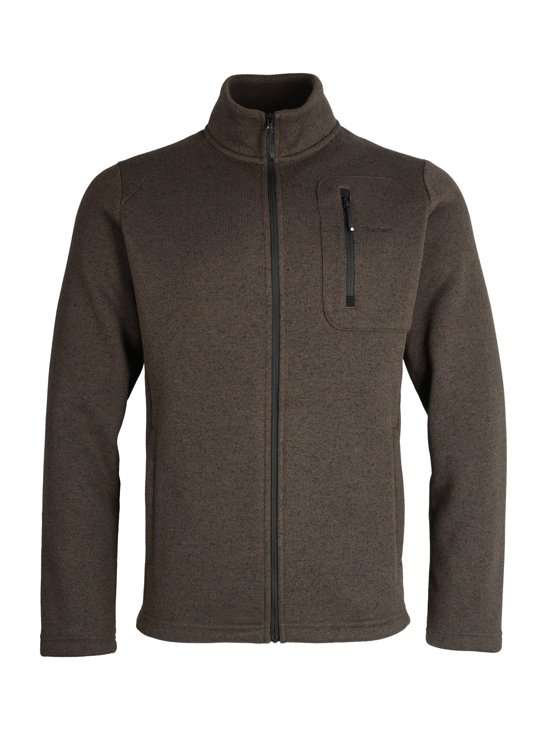 Product image 3 of 8, which shows Rohan Kiruna Zipped Fleece, Dark Olive Brown, S