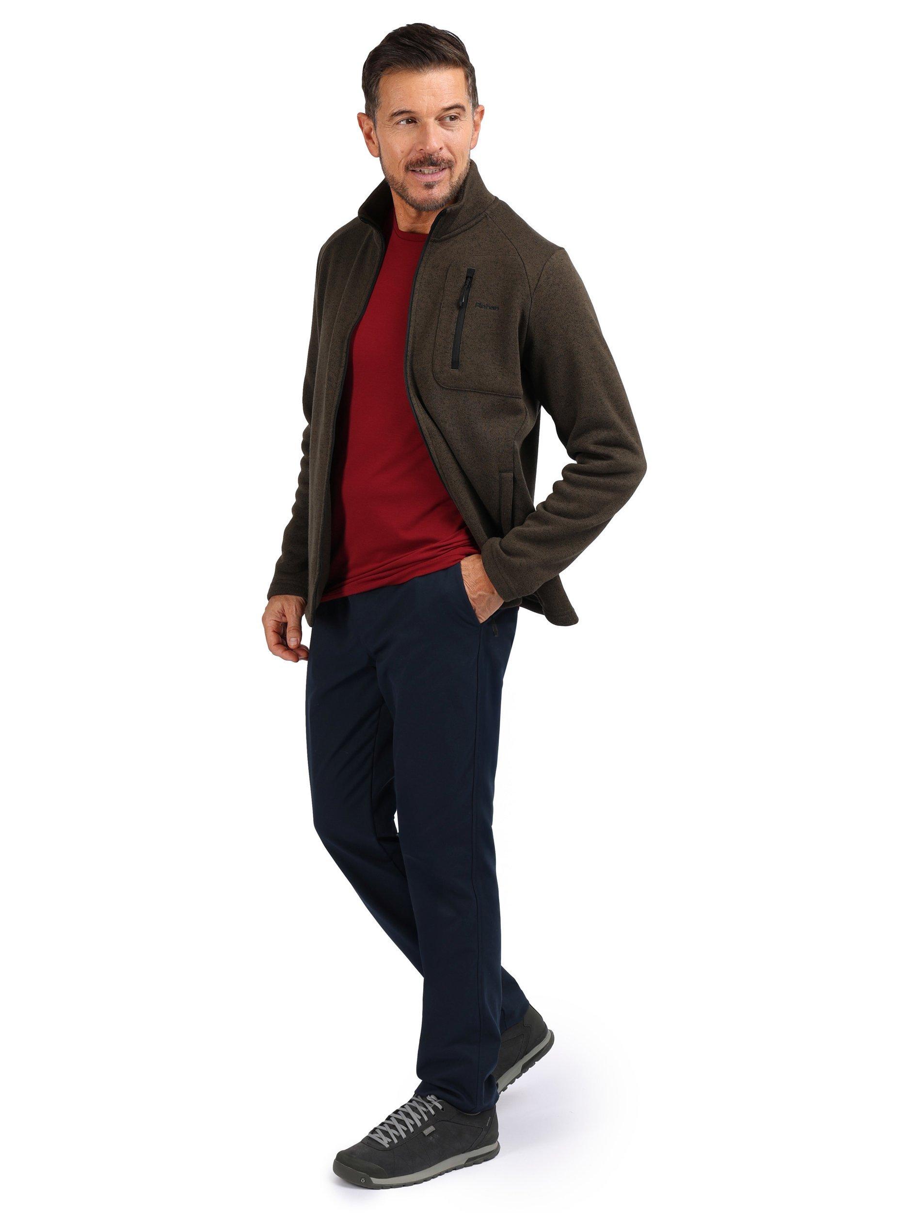 Product image 4 of 8, which shows Rohan Kiruna Zipped Fleece, Dark Olive Brown, S