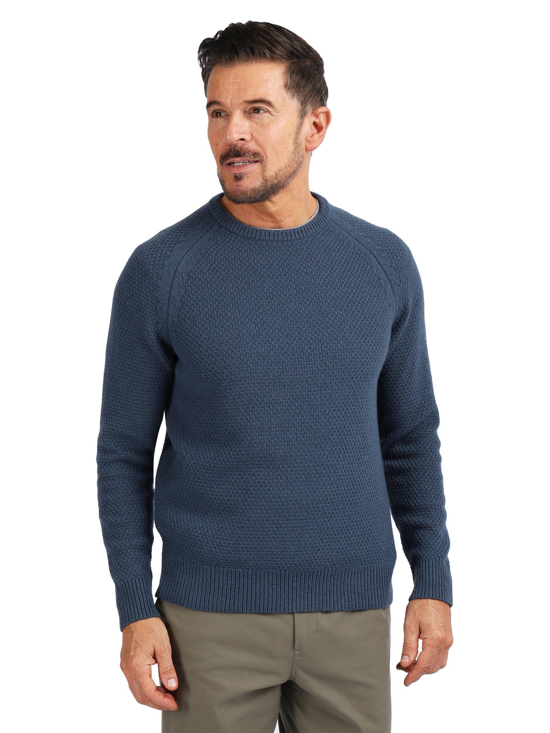 Product image 1 of 7, which shows Rohan Men's Elgin Crew Neck Jumper, Steel Blue, S