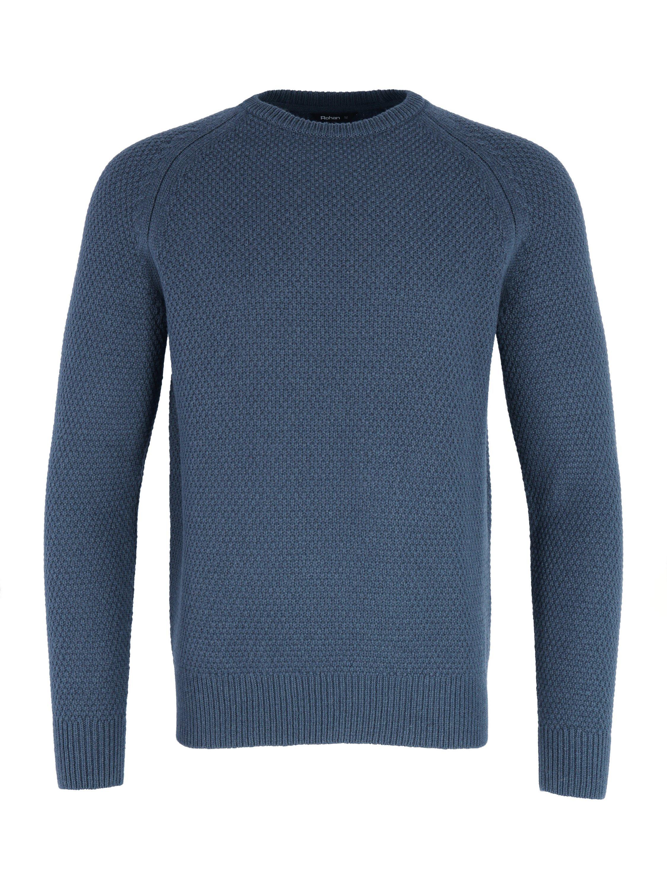 Product image 3 of 7, which shows Rohan Men's Elgin Crew Neck Jumper, Steel Blue, S