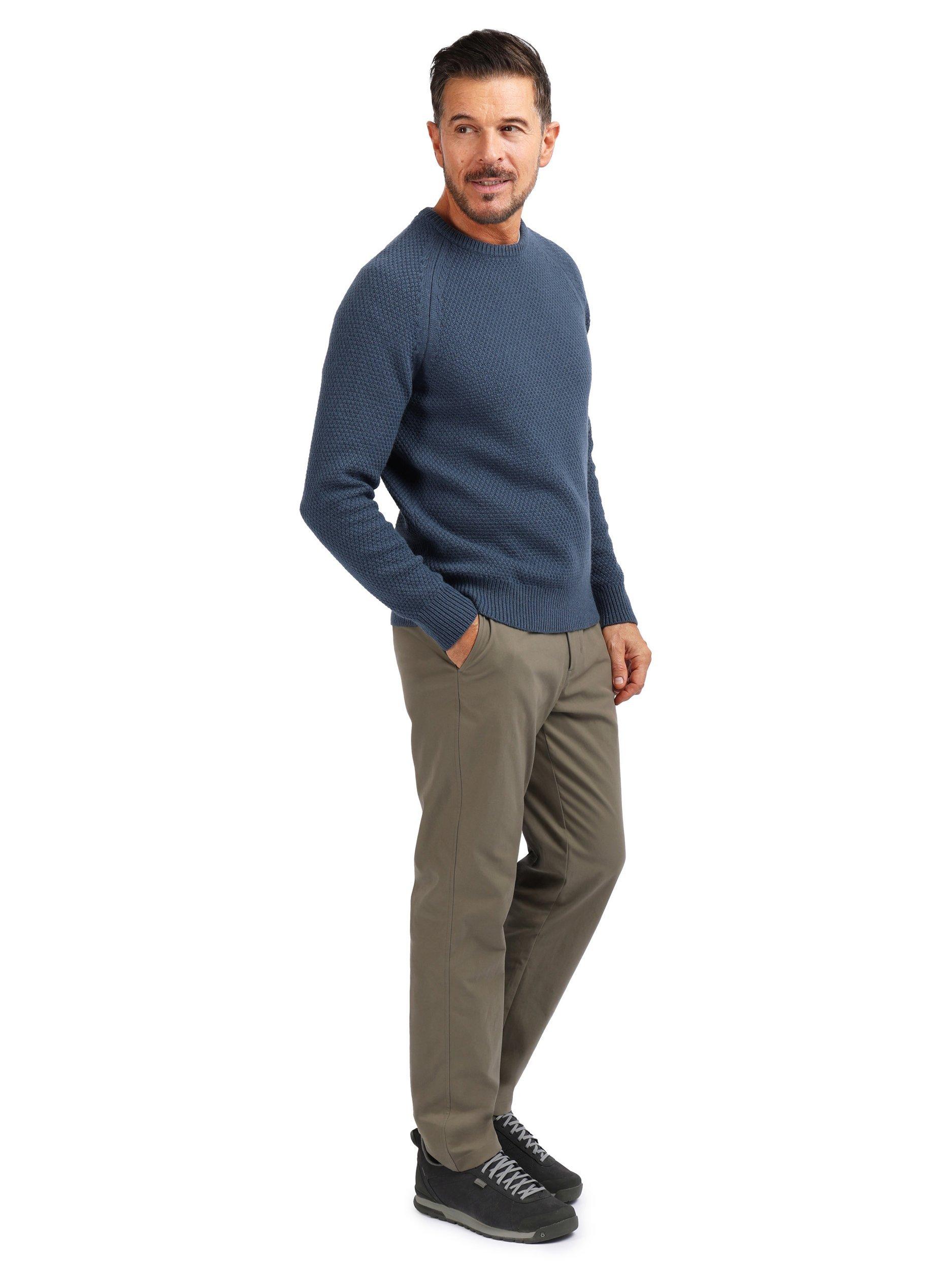 Product image 4 of 7, which shows Rohan Men's Elgin Crew Neck Jumper, Steel Blue, S