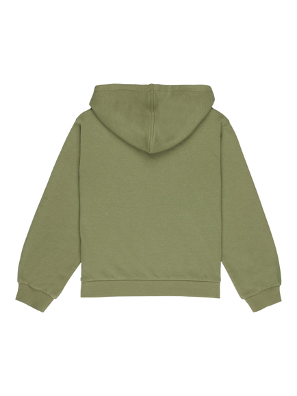 Roxy Kids' Hope You Trust Logo Hoodie, Oil Green - view 2, Oil Green
