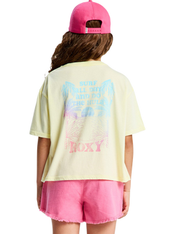 Roxy Kids' Daisy Logo Graphic T-Shirt, Daiquiry Green - view 2, Daiquiry Green