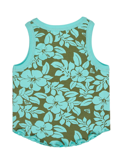 Roxy Kids' Sunlight Boost Sleeveless Vest, Oil Green The Mo - view 2, Oil Green The Mo