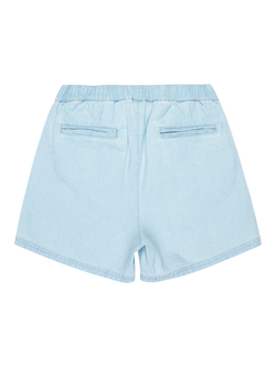 Roxy Kids' Call On Me Cotton Denim Shorts, Light Blue - view 2, Light Blue