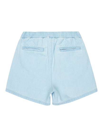 Roxy Kids' Call On Me Cotton Denim Shorts, Light Blue - view 2, Light Blue