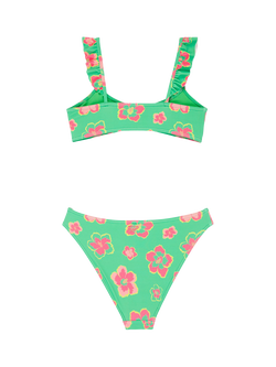 Roxy Kids' Floral Bikini, Katydid Tropicool - view 2, Katydid Tropicool