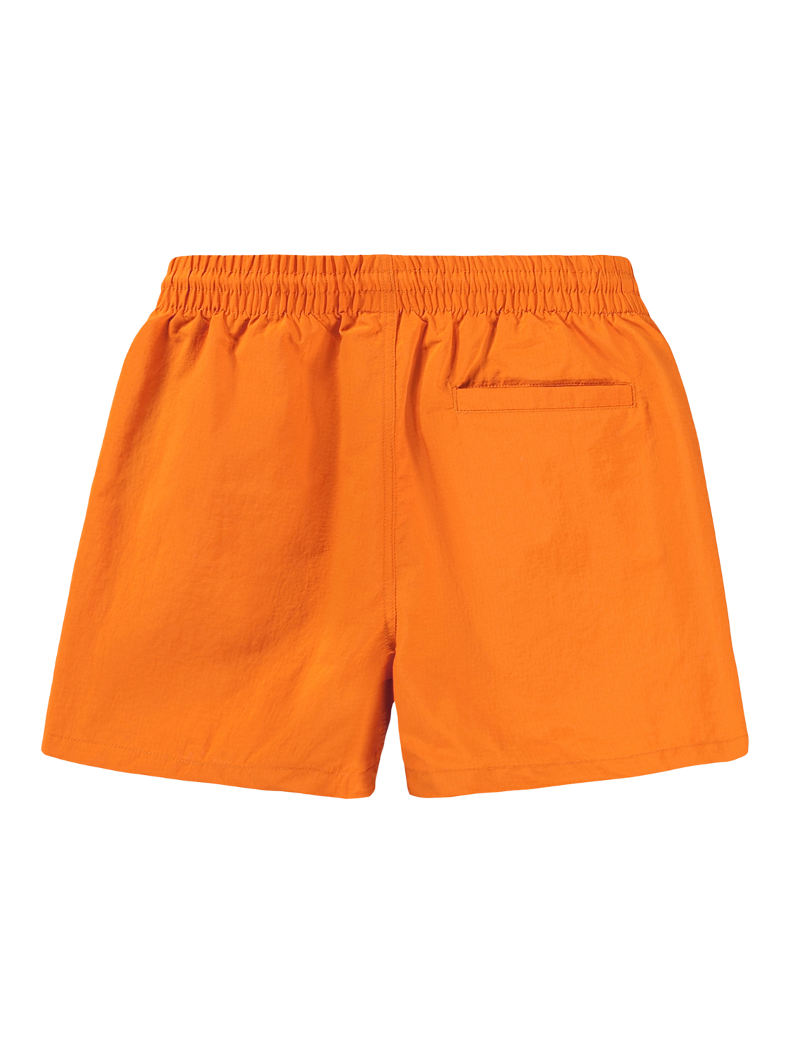Product image 2 of 4, which shows Molo Kids' Niko Solid Swimming Shorts, Sun Orange, 3-4 years