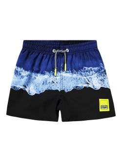 Molo Kids' Niko Big Ocean Swimming Shorts, Ocean, Ocean