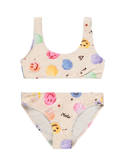 Molo Kids' Nola Smile Scoops Bikini, Smile Scoops