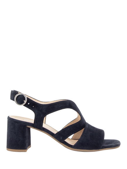 Gabor Adventure Suede Slingback Sandals, Navy, Navy