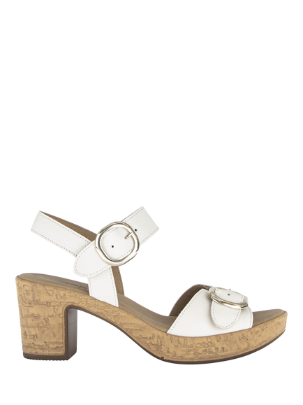 Gabor Fantastica Leather Slingback Sandals, Cream, Cream